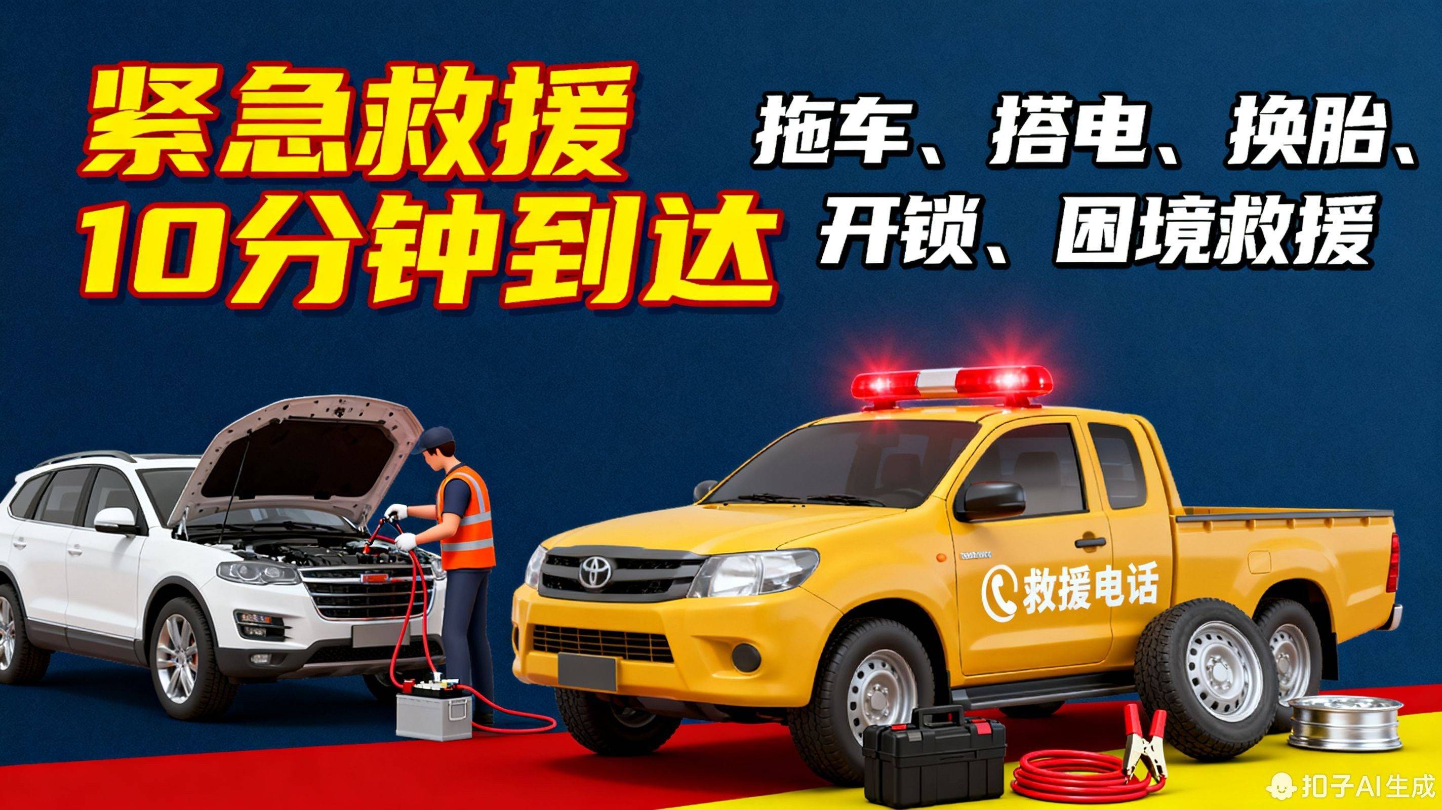 嵊州最新24小时上门汽车搭电救援方法分析(最方便真实的嵊州上门汽车搭电多少钱方法)